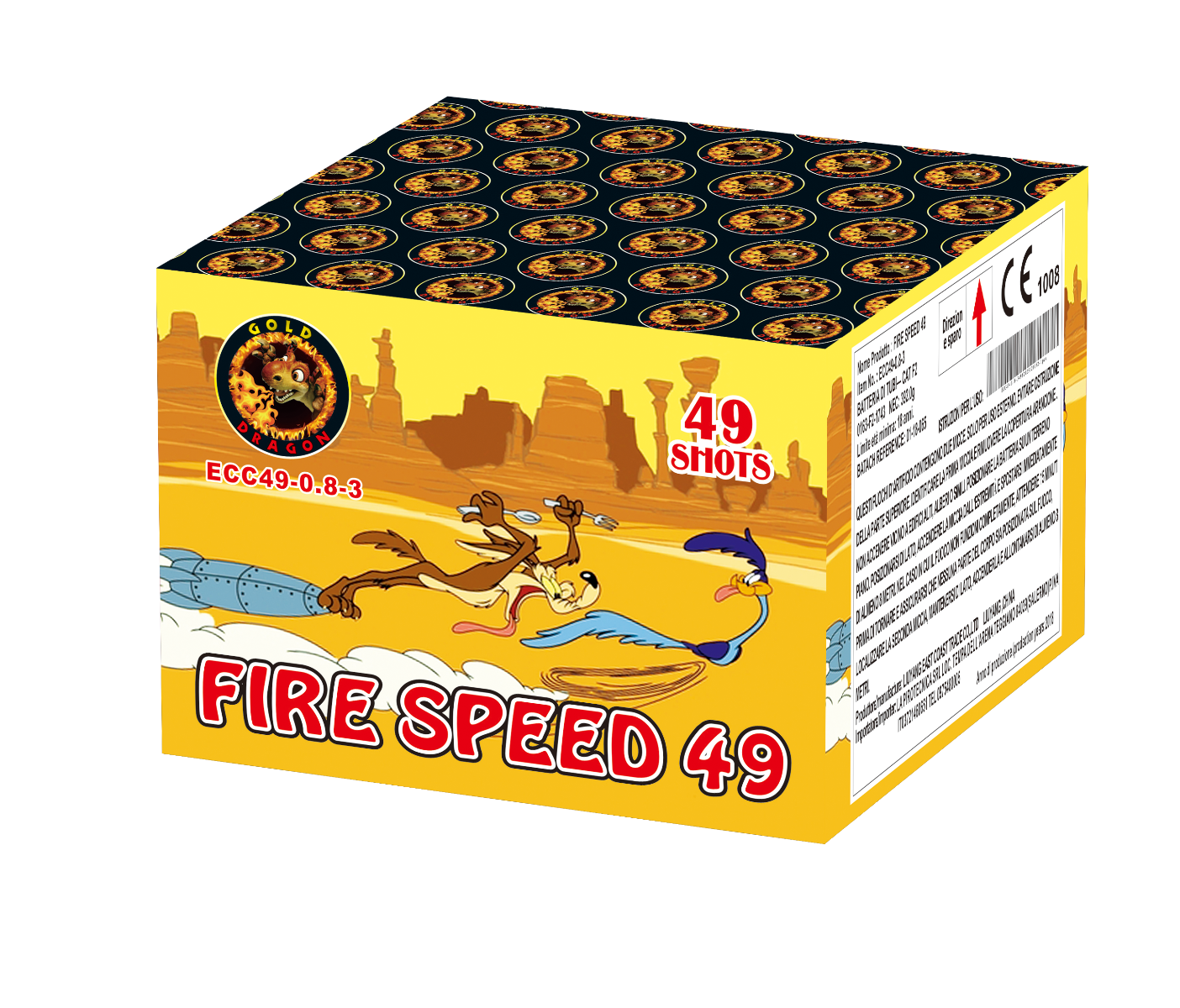 ECC49-0.8-3 FIRESPEED 49 LANCI 20*25*125* F2 8/1