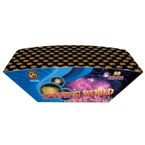 JXC22 50SH Z-SHAPE 30*36*225* F4 SILVER SPIN WITH RED STROBE MINE, GOLD SPIN WITH WHITE STROBE MINE